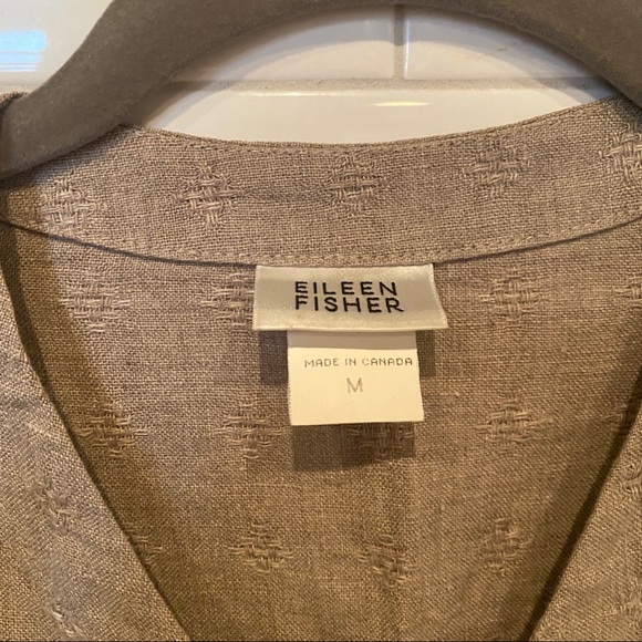 EILEEN FISHER | Linen Vest | Sz M - Picture 2 of 4